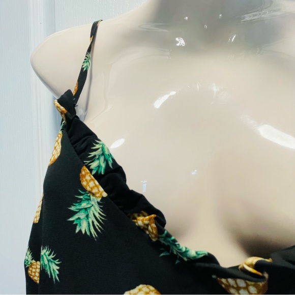 🌸3 for $20 Monteau Los Angeles Summer 🍍Dress Midi Dress Size S - Picture 7 of 16